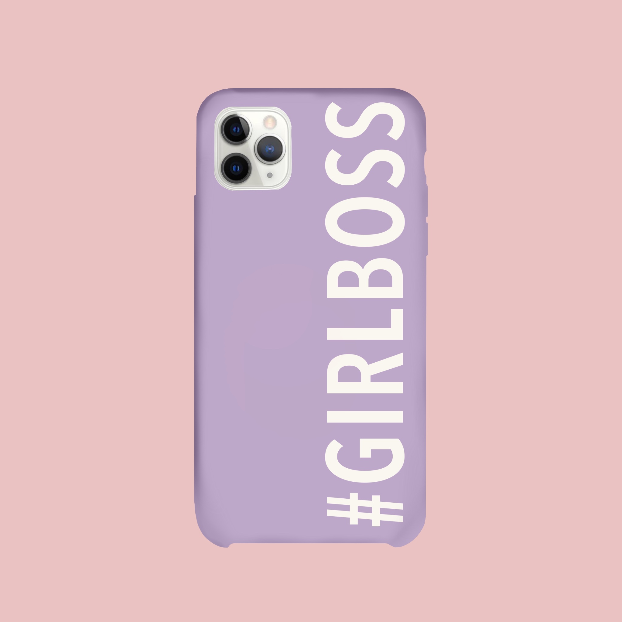 Solid Pastel Lavendar Word Hard Case for OnePlus 7T