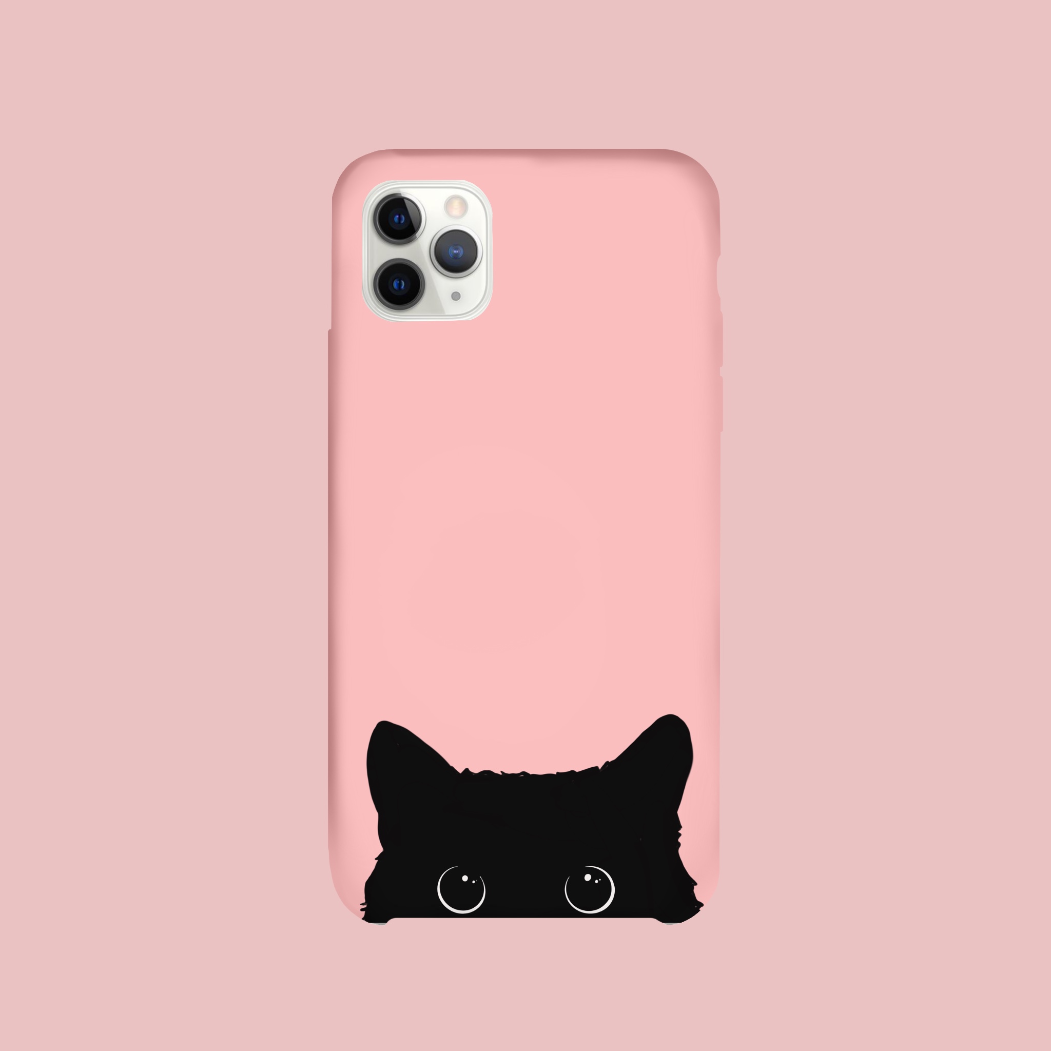 Pastel Pink Kitten Peeping Hard Case for iPhone 6s