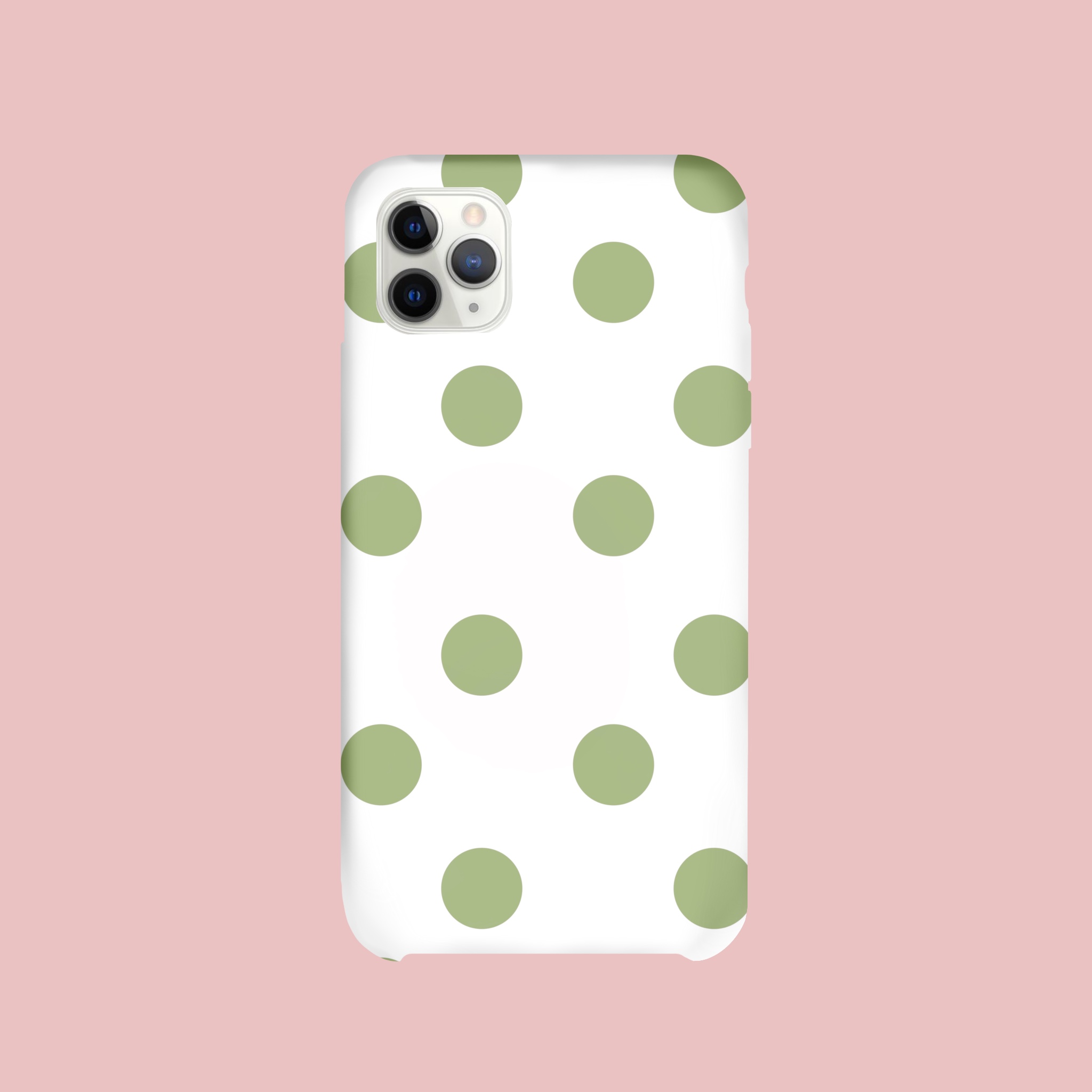 Pastel Green Polka Dots Hard Case for OnePlus 5T
