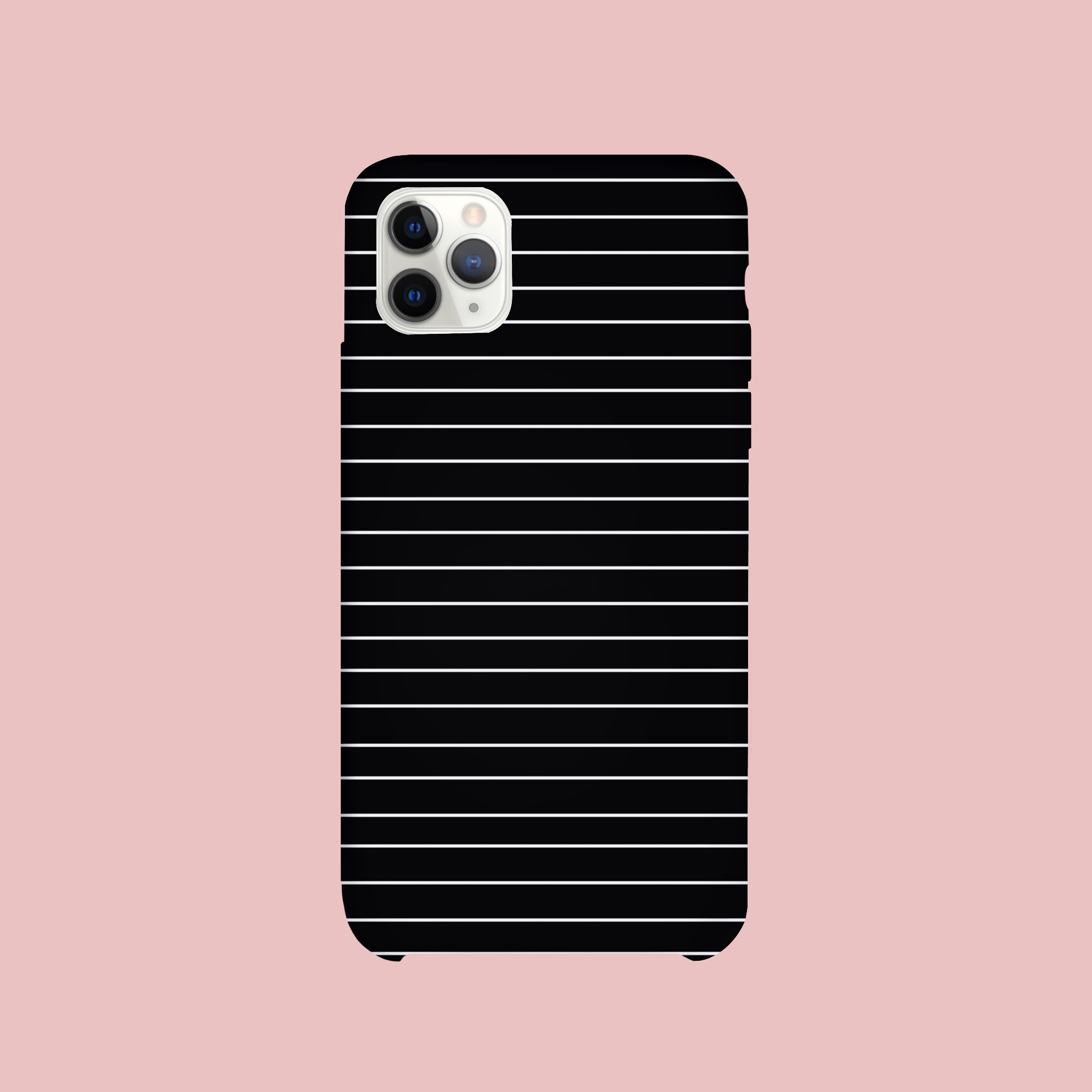 Black And White Stripes Glass case for iPhone 6
