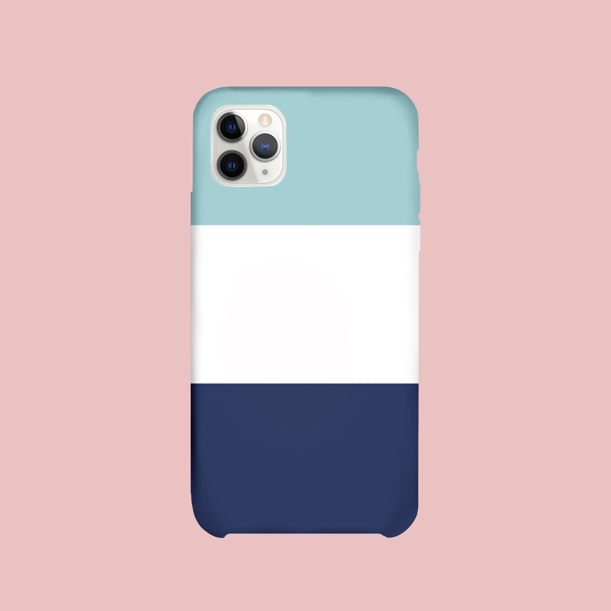 Abstract Pastel Blue Stripes Hard Case for iPhone 6