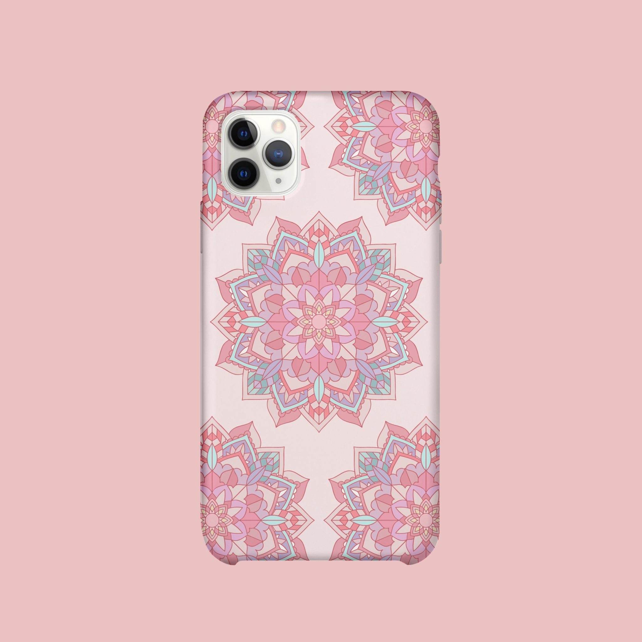 Pink Mandala Pattern Hard Case for OnePlus 6