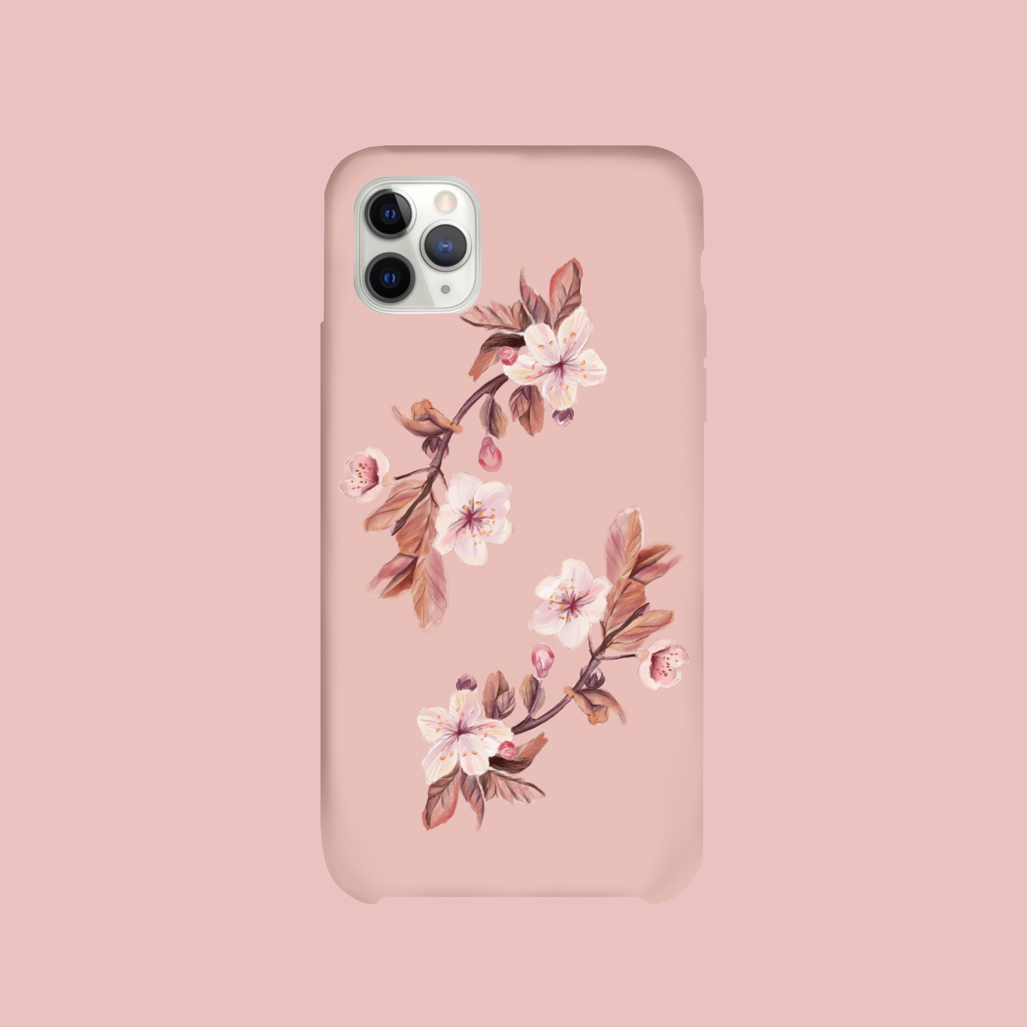 Pastel Water Colour Flowers Hard Case for OnePlus 7 Pro